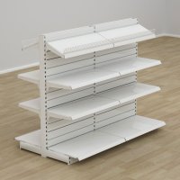 Butiksreol dobbeltsidet komplet