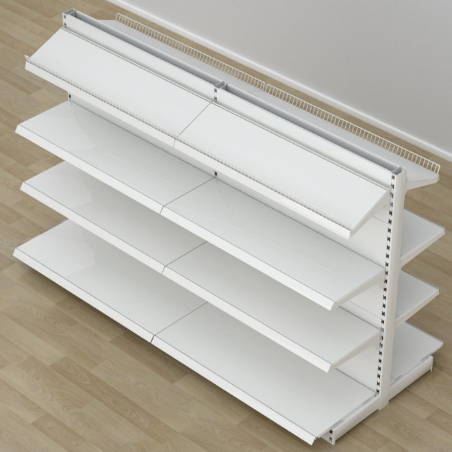 Butiksreol dobbeltsidet