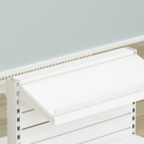 Topafdkning til butiksreol