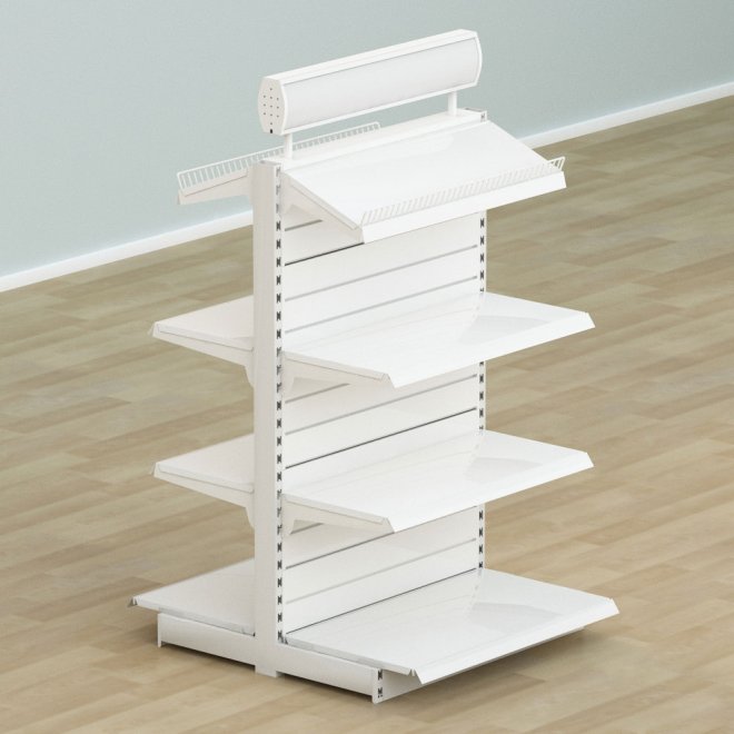 Topdisplay til butiksreol