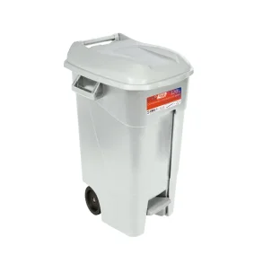 Affaldsbeholder 120 Liter i gr m, fodpedal