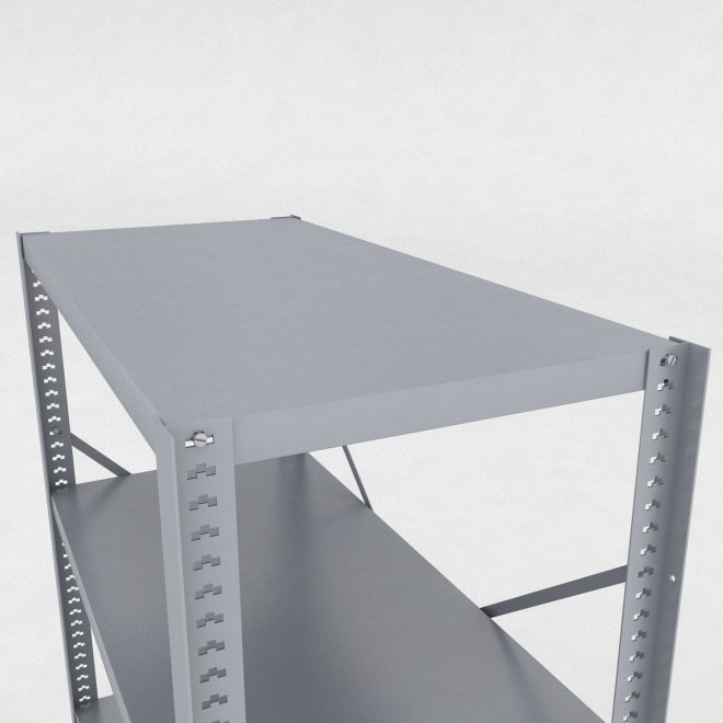 Stahlregal 1 Feld mit 5 Fachböden