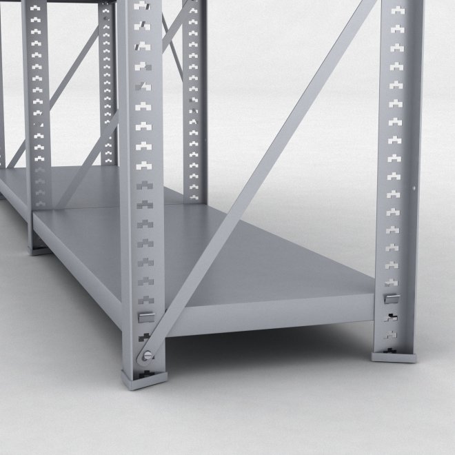 Stlhylla H: 240 x L: 205 x D: 60 cm