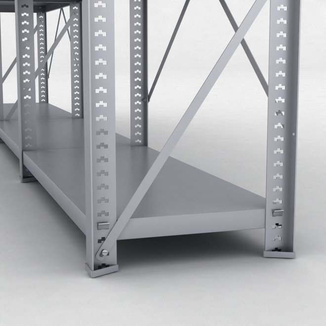 Stlhylla H: 120 x L: 305 x D: 40 cm