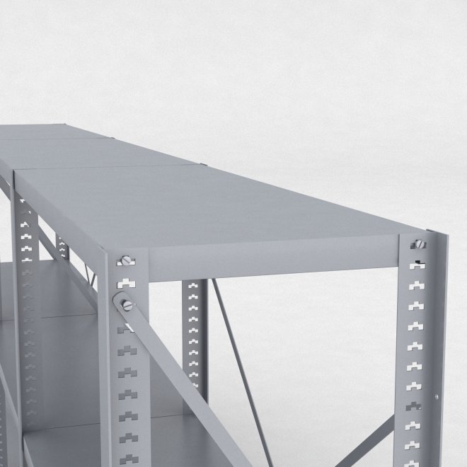 Stlhylla H: 200 x L: 305 x D: 30 cm