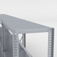 Stahlregal 4 Felder mit 6 Fachböden