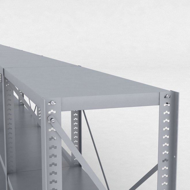 Stlhylla H: 240 x L: 505 x D: 40 cm