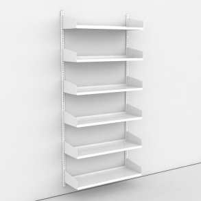 Wandregal 1 Feld mit 6 Bden