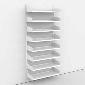 Wandregal 1 Feld mit 8 Bden