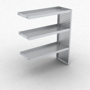 Fachbodenregal-Anbaufeld mit 3 Bden