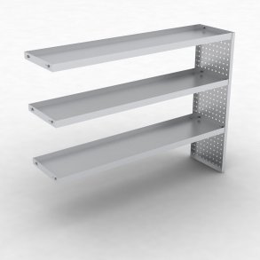 Fachbodenregal-Anbaufeld mit 3 Bden