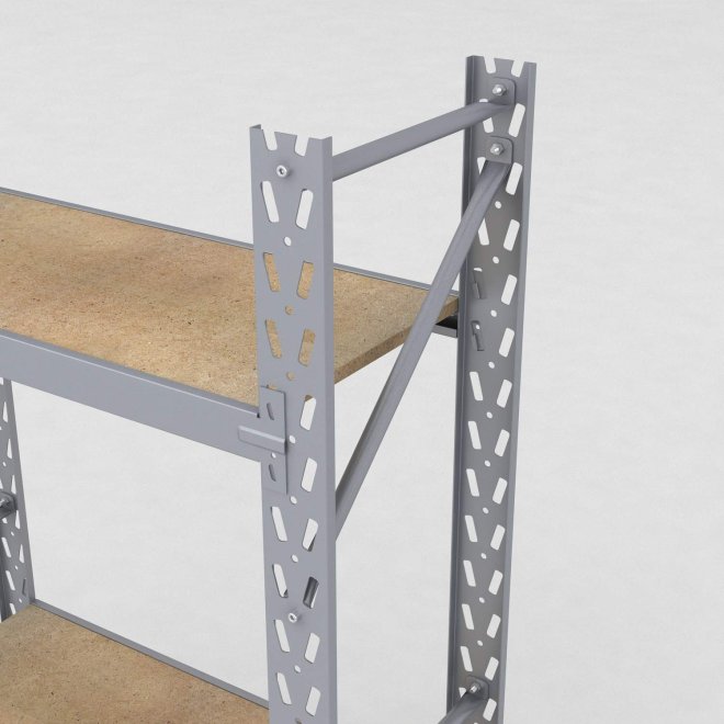 Lagerregal 1 Feld mit 2 Böden