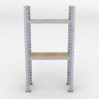 Lagerregal 1 Feld mit 2 Böden