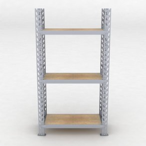 Lagerregal 1 Feld mit 3 Böden