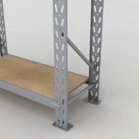 Lagerregal 1 Feld mit 3 Böden