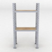 Lagerregal 1 Feld mit 2 Böden