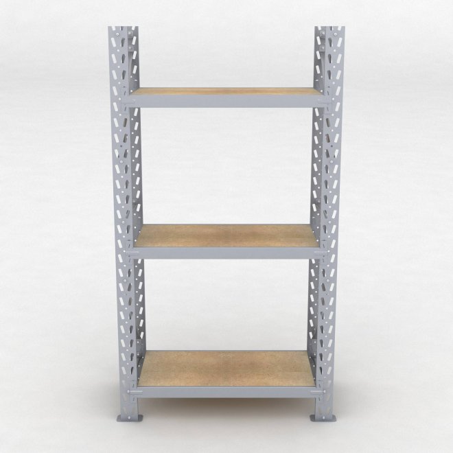 Lagerregal 1 Feld mit 3 Bden