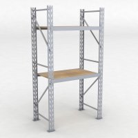 Lagerregal 1 Feld mit 2 Bden