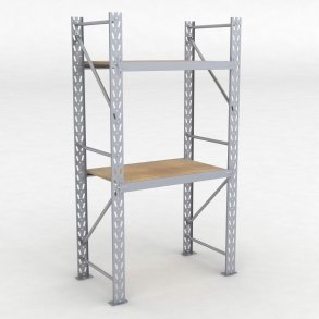 Lagerregal 1 Feld mit 2 Bden