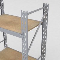 Lagerregal 1 Feld mit 2 Bden