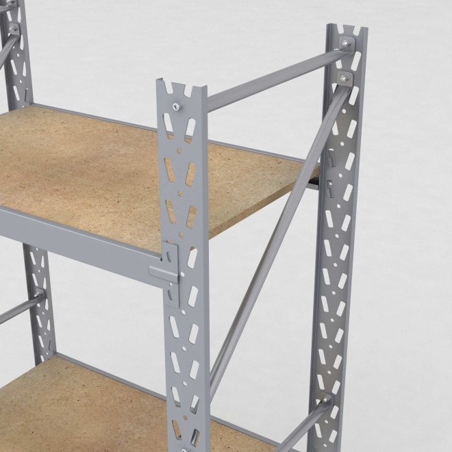 Lagerregal 1 Feld mit 2 Bden