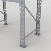 Lagerregal 1 Feld mit 2 Bden