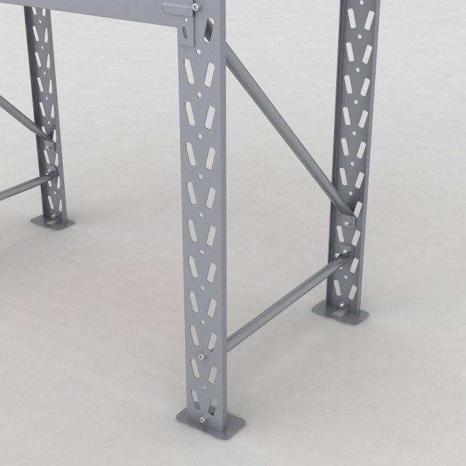 Lagerregal 1 Feld mit 2 Bden