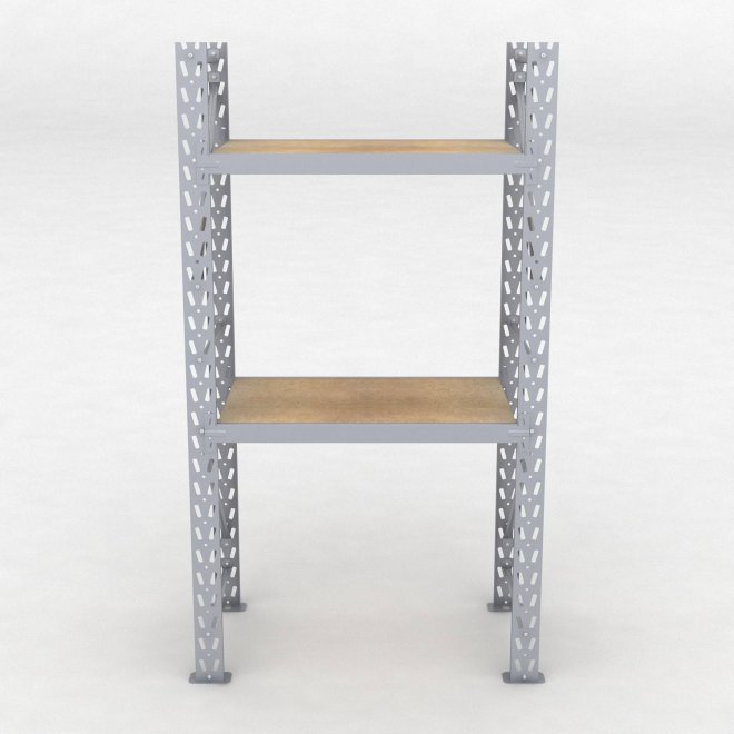 Lagerregal 1 Feld mit 2 Bden