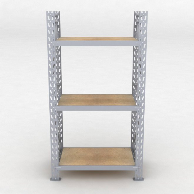 Lagerregal 1 Feld mit 3 Bden