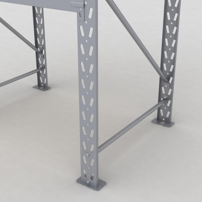 Lagerregal 1 Feld mit 2 Bden