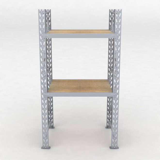 Lagerregal 1 Feld mit 2 Bden