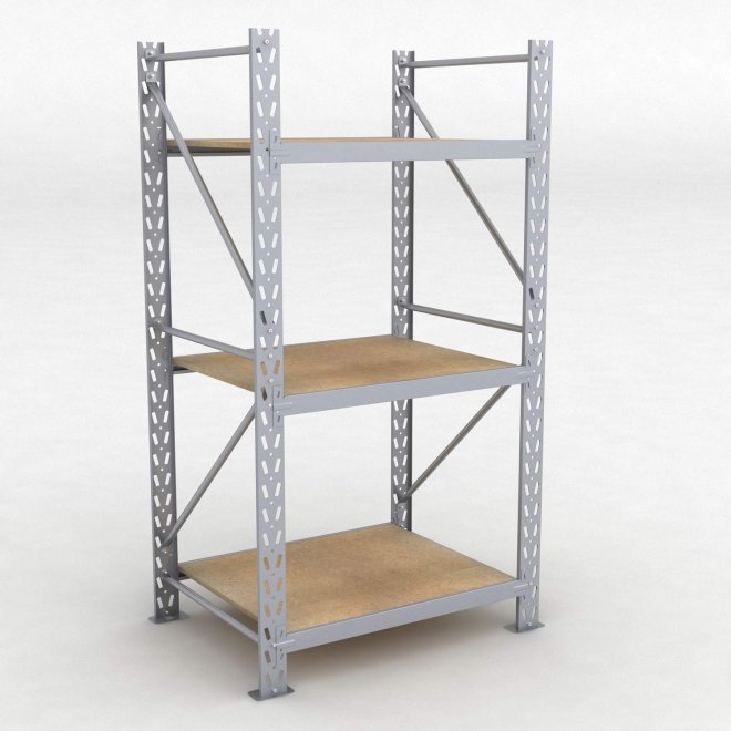 Lagerregal 1 Feld mit 3 Bden