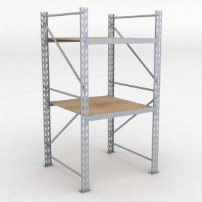 Lagerregal 1 Feld mit 2 Bden