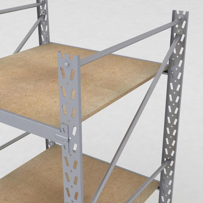 Lagerregal 1 Feld mit 2 Bden