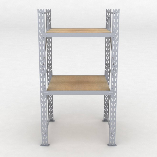 Lagerregal 1 Feld mit 2 Bden