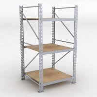 Lagerregal 1 Feld mit 3 Bden