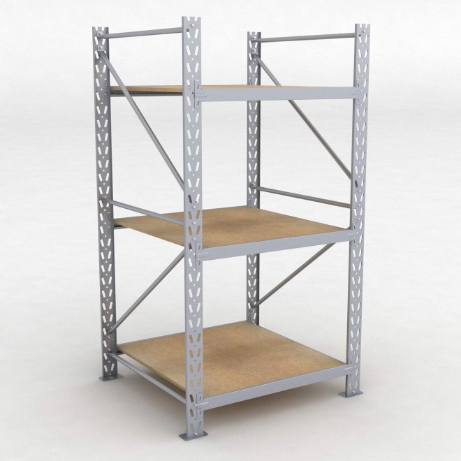 Lagerregal 1 Feld mit 3 Bden