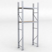 Lagerregal 1 Feld mit 2 Bden