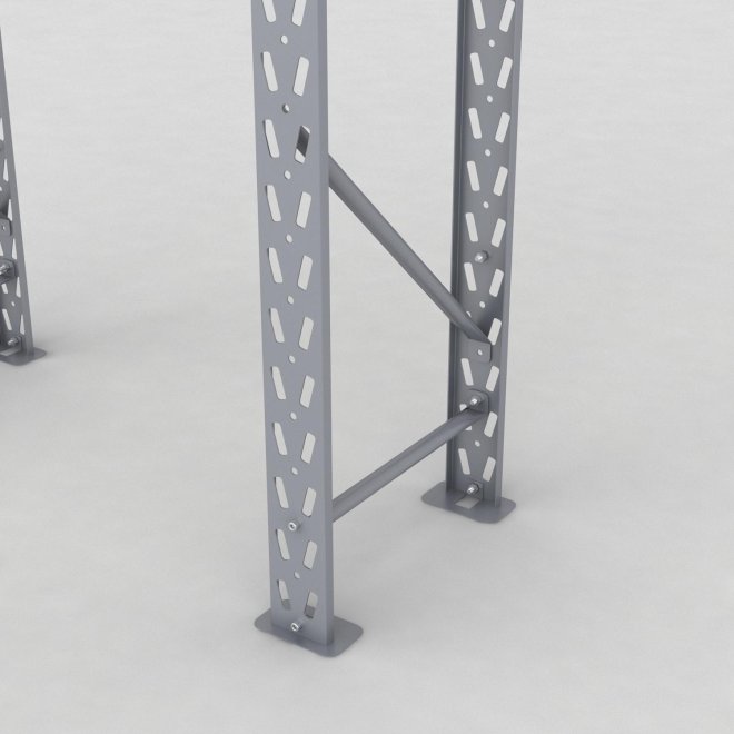 Lagerregal 1 Feld mit 2 Bden