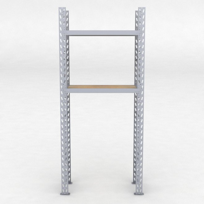 Lagerregal 1 Feld mit 2 Bden