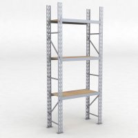 Lagerregal 1 Feld mit 3 Bden