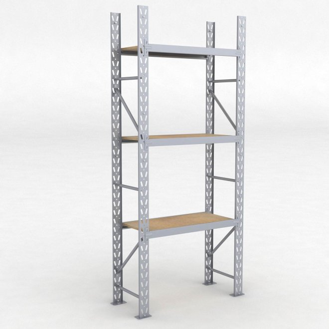 Lagerregal 1 Feld mit 3 Bden