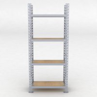 Lagerregal 1 Feld mit 4 Böden