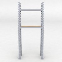 Lagerregal 1 Feld mit 2 Böden