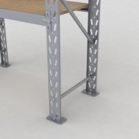 Lagerregal 1 Feld mit 3 Böden