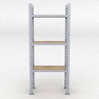 Lagerregal 1 Feld mit 3 Böden