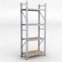 Lagerregal 1 Feld mit 4 Böden
