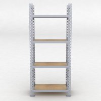 Lagerregal 1 Feld mit 4 Böden