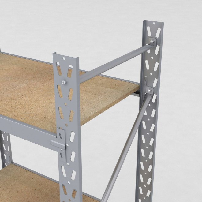 Lagerregal 1 Feld mit 2 Böden