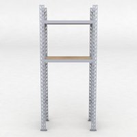 Lagerregal 1 Feld mit 2 Böden